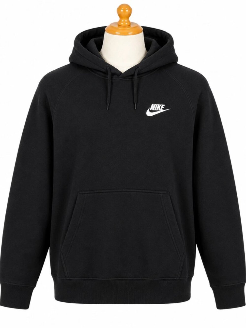 Nike Hoodie Mens Medium Black Pullover Sportswear Fleece CI1192-010